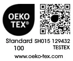 Upper fabric OEKO-TEX® STANDARD 100 certified