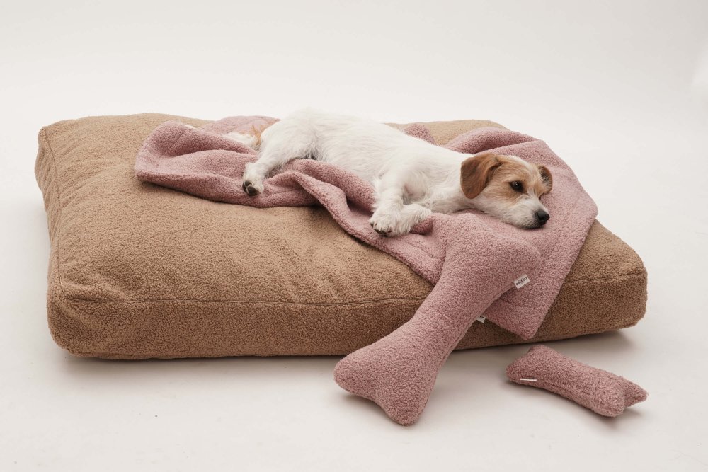 Dog Bed Cushion Paddy honey brown