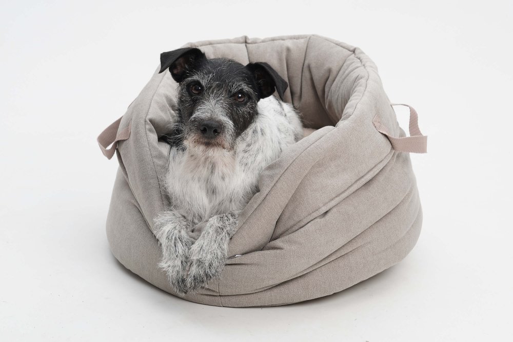 Dog Bed Shopper Little Basket Monterey beige
