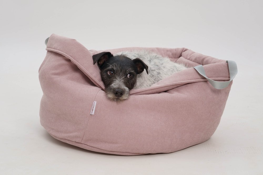 Dog Bed Shopper Little Basket pink