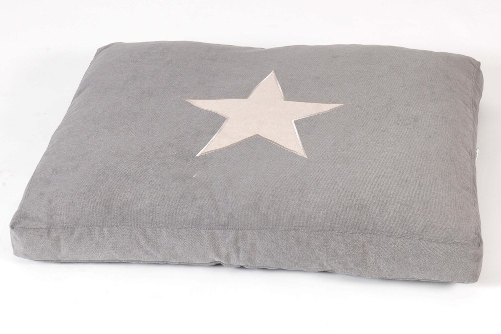 Change Cover Dog Bed  Cushion Star light grey