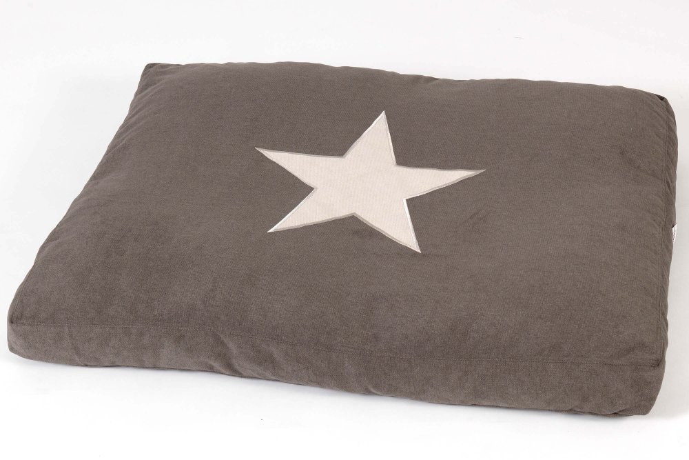 Change Cover Dog Bed  Cushion Star mud brown