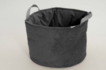 Mobile Preview: Dog Bed Shopper Little Basket Chelsea Cord graphite